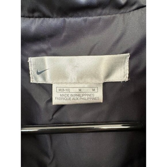 Nike Navy Blue Tech Lab Zip Up Windbreaker Jacket Women's Size Medium - Picture 3 of 5